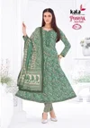 Poshak Vol 5 By Kala Cotton Printed Anarkali Kurti Set